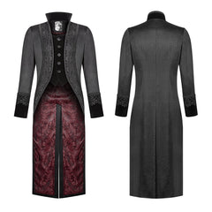 WY-1007 Gorgeous Gothic Swallow Tail Coat?-??Punk Rave Clothing