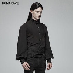 WY-1029 Gothic Mens Daily Wear Thin Shirts?-??Punk Rave Clothing