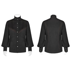 WY-1029 Gothic Mens Daily Wear Thin Shirts?-??Punk Rave Clothing