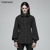 WY-1029 Gothic Mens Daily Wear Thin Shirts?-??Punk Rave Clothing
