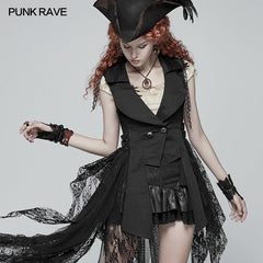 WS-287 Womens Steampunk Gear Lace Gloves?-??Punk Rave Clothing