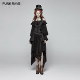 WY-970 Gothic Womens V-neck Backless Detachable Long Vest?-??Punk Rave Clothing