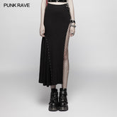 WQ-373 Punk Sexy Slim Fit Split Half Skirt?-??Punk Rave Clothing