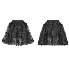 WLQ-088 Gorgeous Lolita Lace Tutu Half Skirt?-??Punk Rave Clothing