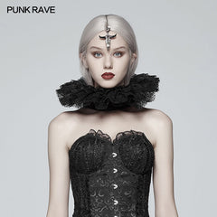 WS-294 Victoria Ruffle Lace Decoration Collar?-??Punk Rave Clothing