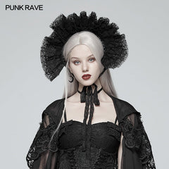 WS-294 Victoria Ruffle Lace Decoration Collar?-??Punk Rave Clothing