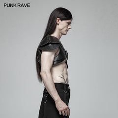 WS-290 Steampunk Thick Three-dimensional Armor One Shoulder Strap?-??Punk Rave Clothing