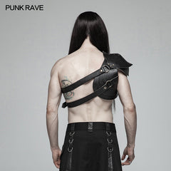 WS-290 Steampunk Thick Three-dimensional Armor One Shoulder Strap?-??Punk Rave Clothing