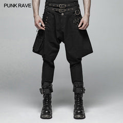WK-359 Steampunk Breeches Half Bloom Pants With Bullet Decoration?-??Punk Rave Clothing