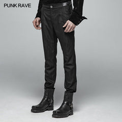 OK-362 Men Simple Daily Wear Gothic Trousers?-??Punk Rave Clothing