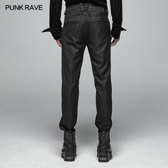 OK-362 Men Simple Daily Wear Gothic Trousers?-??Punk Rave Clothing