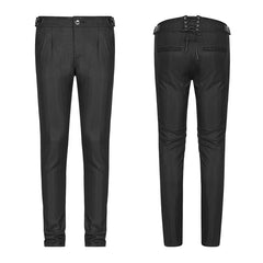 OK-362 Men Simple Daily Wear Gothic Trousers?-??Punk Rave Clothing
