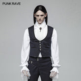 WY-992 Gentleman Punk V-neck Simple Vest For Men?-??Punk Rave Clothing
