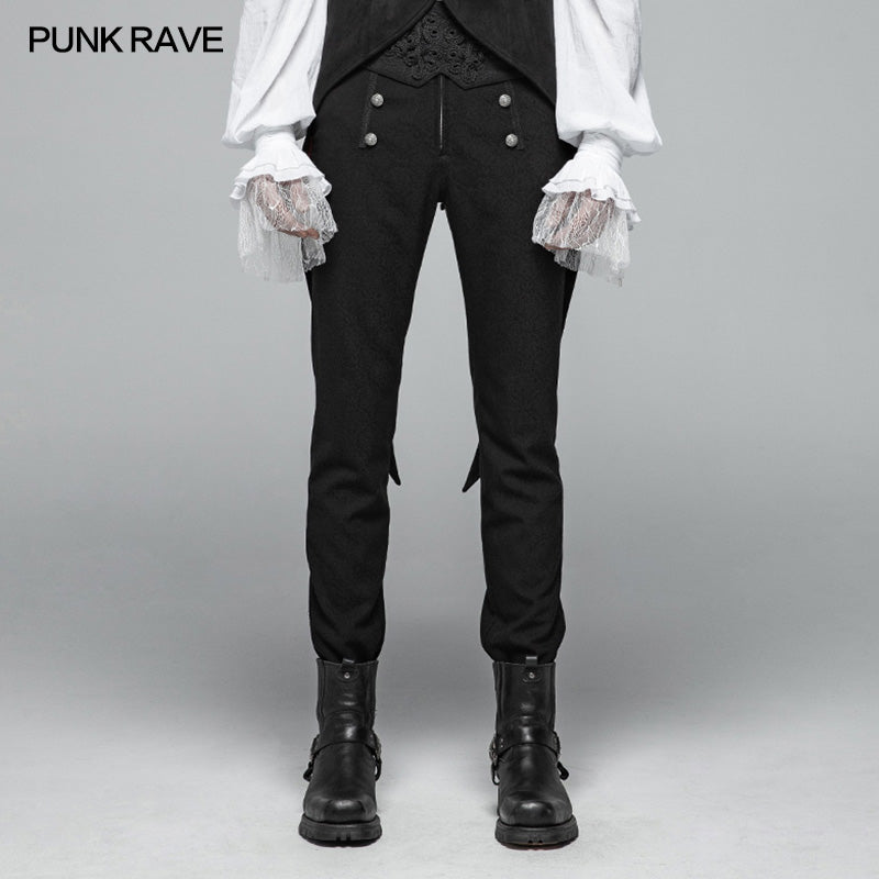 OK-360 Men Gothic Daily Trousers?-??Punk Rave Clothing