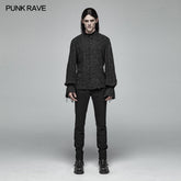 WY-1003 Men Decadent Gothic Printed Long Sleeve Shirt?-??Punk Rave Clothing