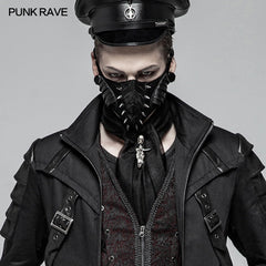 WS-300 Punk Dark Mask For Male And Female With Studded Decoration?-??Punk Rave Clothing