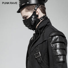 WS-300 Punk Dark Mask For Male And Female With Studded Decoration?-??Punk Rave Clothing