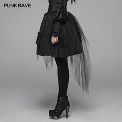WLQ-091 Lolita Butterfly Mesh Half Skirt?-??Punk Rave Clothing
