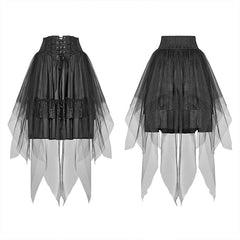 WLQ-091 Lolita Butterfly Mesh Half Skirt?-??Punk Rave Clothing