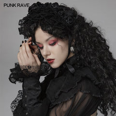 WLS-055 Lolita Lace Hair Accessory For Women?-??Punk Rave Clothing