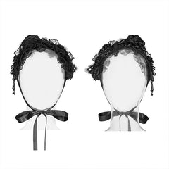 WLS-055 Lolita Lace Hair Accessory For Women?-??Punk Rave Clothing