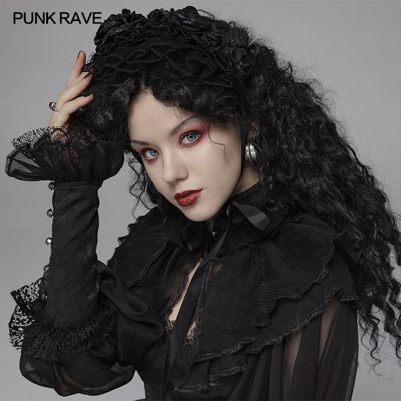WLS-055 Lolita Lace Hair Accessory For Women?-??Punk Rave Clothing