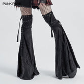 WS-396JTF Punk horn leg sleeve?-??Punk Rave Clothing
