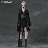 WY-1271ZCF Gothic asymmetrical kimono?-??Punk Rave Clothing