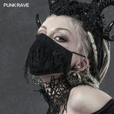 WS-380KZF Daily Gothic lace mask?-??Punk Rave Clothing