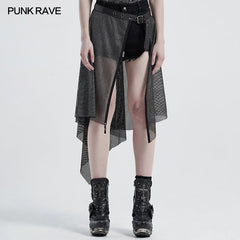 WS-264DQF Punk daily mesh belt?-??Punk Rave Clothing