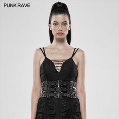 WS-323YDF Love and Imprisonment Heavy Metal Imprisonment Waist Girdle?-??Punk Rave Clothing