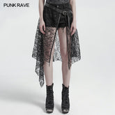 WS-408YDF Gothic lace mesh belt?-??Punk Rave Clothing