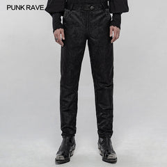 WK-437XCM Gothic daily simple pants?-??Punk Rave Clothing