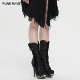 WS-344JTF Vintage Gothic Shoe Cover?-??Punk Rave Clothing