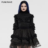WLY-098CCF Lolita gorgeous lace shirt?-??Punk Rave Clothing