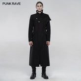 WY-1261XCM Military uniform Woolen Long Coat?-??Punk Rave Clothing