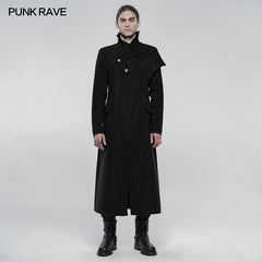 WY-1261XCM Military uniform Woolen Long Coat?-??Punk Rave Clothing