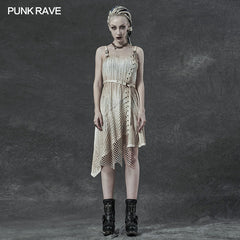 WQ-505LQF Steampunk old technique strap dresses?-??Punk Rave Clothing