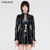 WQ-481LQF Punk Glitzy Sexy Short Dress?-??Punk Rave Clothing