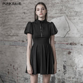 OPQ-511LQF Back love hollow dress?-??Punk Rave Clothing