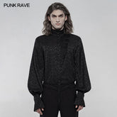 WY-1260CCM Gothic Daily Jacquard Long sleeve shirt?-??Punk Rave Clothing