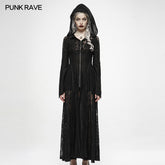 WY-1143 Darkmoon Cage Yarn Long Coat?-??Punk Rave Clothing