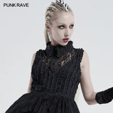 WS-411LHF Gothic independent lace collar?-??Punk Rave Clothing