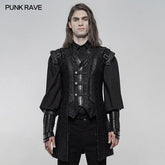 WY-1255MJM Punk Hanfu Medium-length waistcoat?-??Punk Rave Clothing