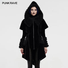 WY-1221ECF Gothic fake two cloaks?-??Punk Rave Clothing