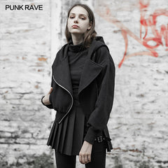 OPY-383XDF Hoodie embroidered cardigan jacket?-??Punk Rave Clothing