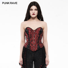 WY-1241SYF Goth Mottled Beaded Waist Seal Coset?-??Punk Rave Clothing