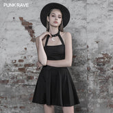 OPQ-509LQF Punk Sexy Short Sleeve Dress?-??Punk Rave Clothing