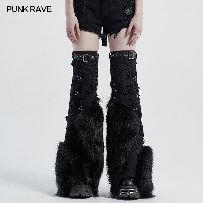 WS-398JTF Punk handsome leg warmer?-??Punk Rave Clothing