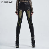 WK-448DDF Punk colorful leggings?-??Punk Rave Clothing